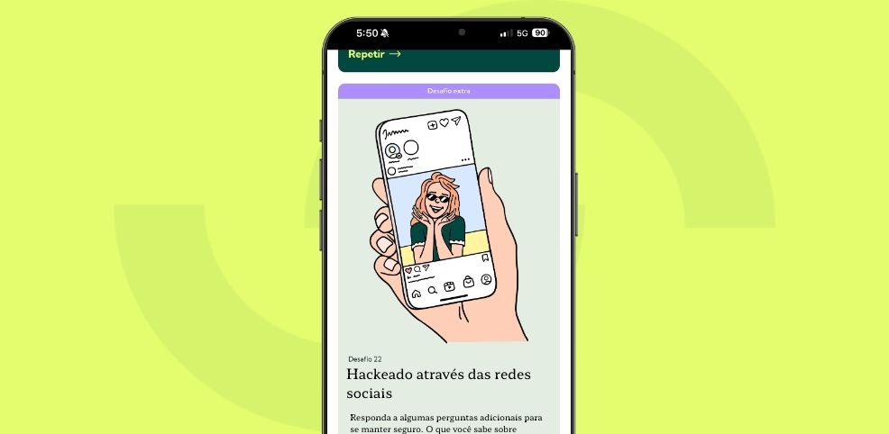 Aplicativo Móvel: A conscientização em cibersegurança, agora no seu bolso